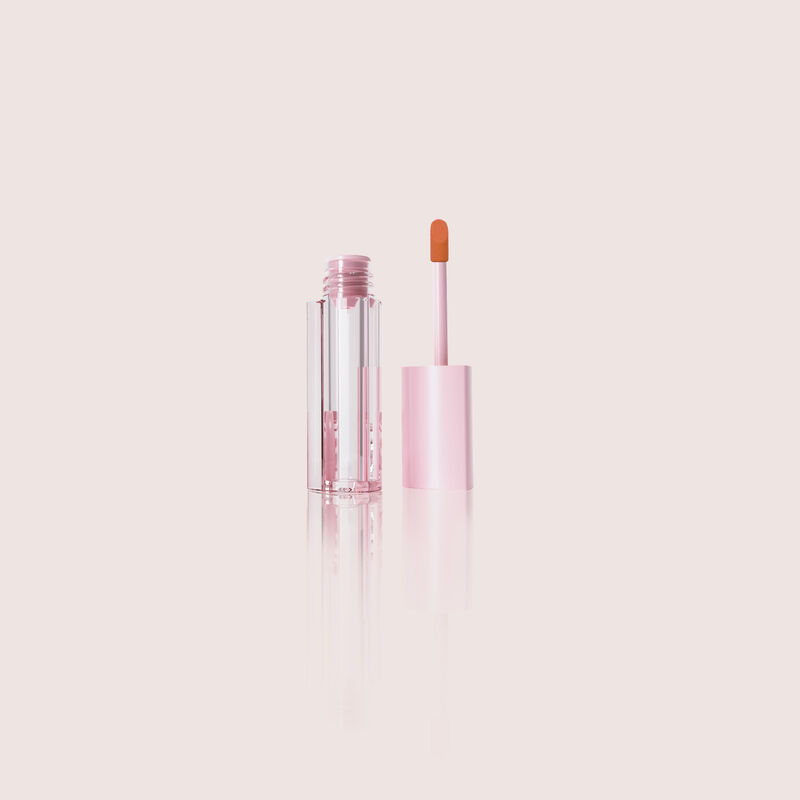 87.0mm Height Heart Shape Empty Lipstick Container PETG Lip Stain Tube GC317