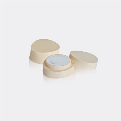 Onregelmatige 8 ml en 15 ml ABS PP LDPE plastic cosmetische potten voor emulsie GR725